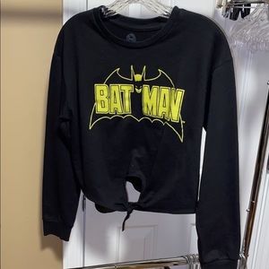 Cropped long sleeved Batman shirt